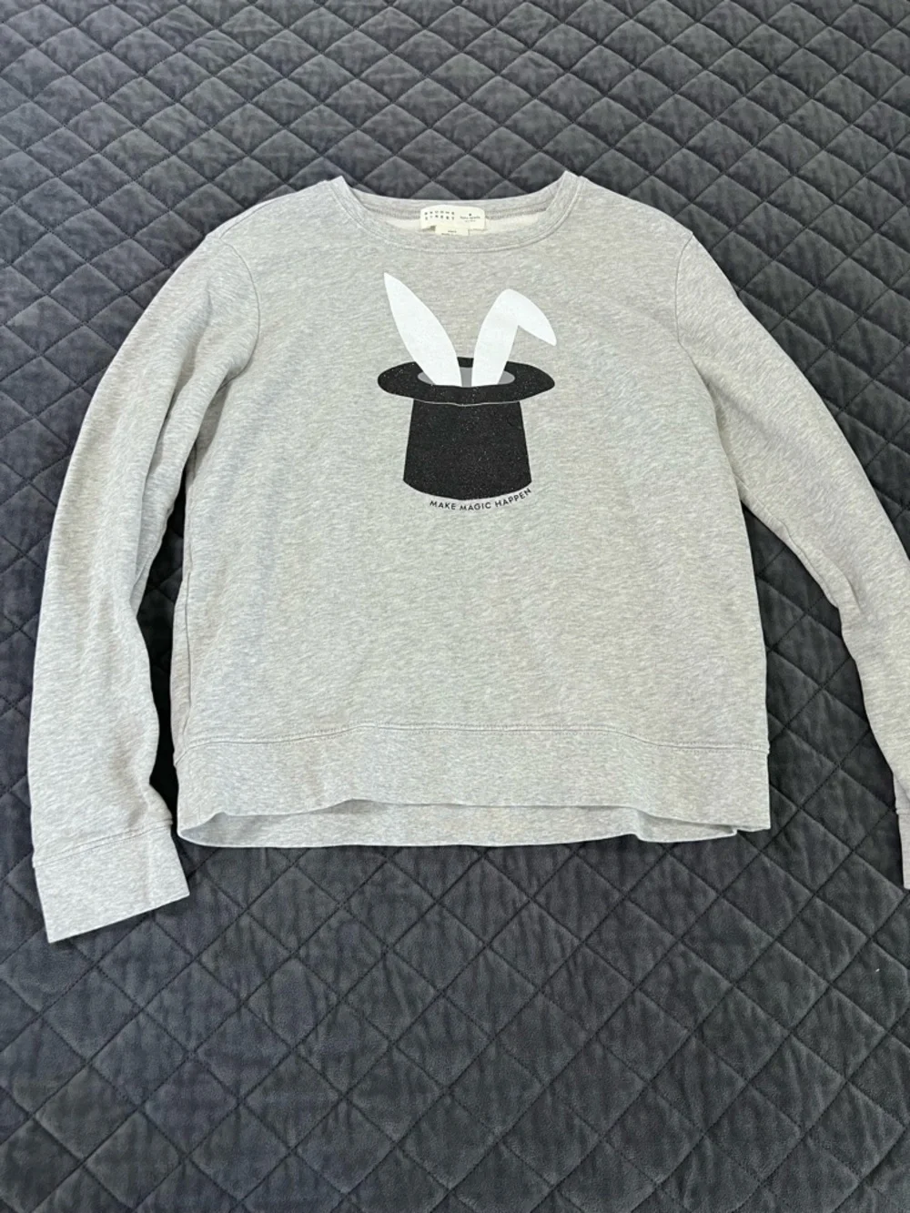 Kate Spade Broome Street Sweatshirt Womens Small Make Magic Happen Sweater X